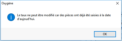 message de rejet