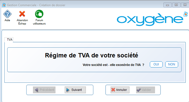 régime de TVA exonéré