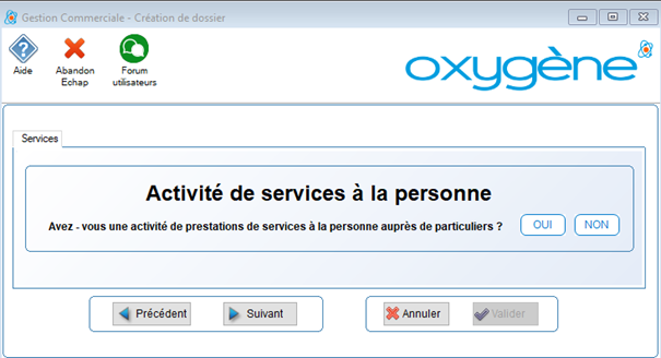 activité de service à la personne