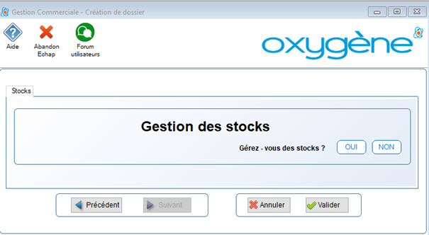 gestion des stocks